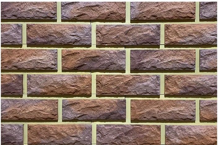 Фиброцементные панели КАНЬОН Сколотый кирпич - 33 купить в Новосибирске