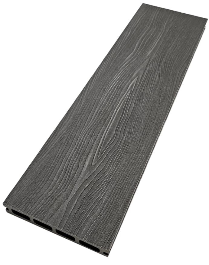 Террасная доска ДПК NanoWood 3D Double Серый купить в Новосибирске