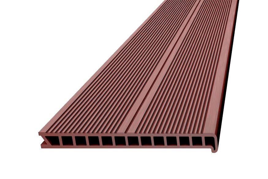 Ступень ДПК Deckron Woodlike (пустотелая) Коричневый купить в Новосибирске