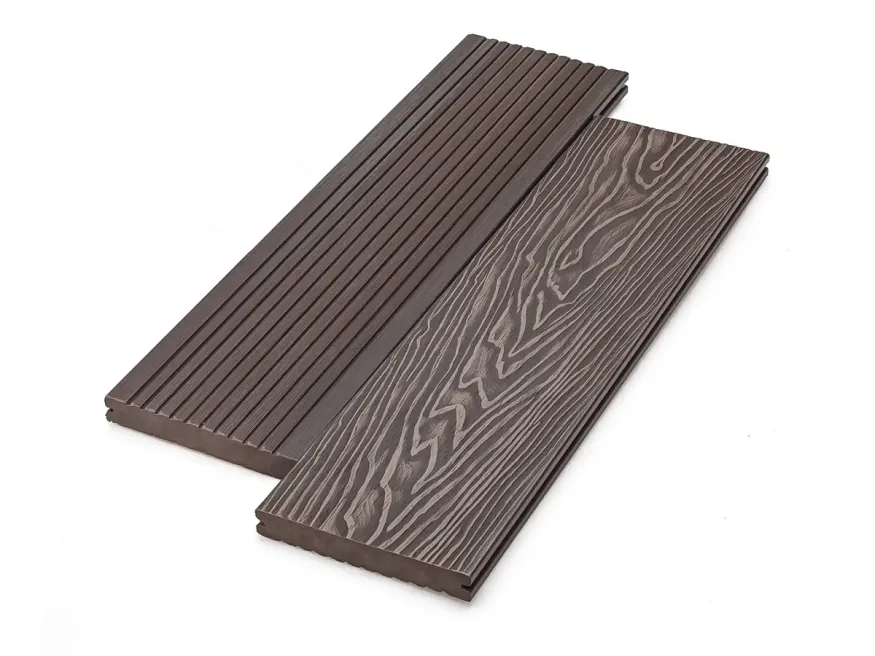 Террасная доска Deckart, Monolit 3D, Венге купить в Новосибирске