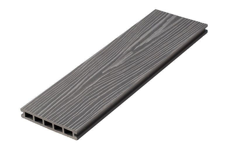 Террасная доска ДПК RusDecking Unodeck Ultra - Серый купить в Новосибирске