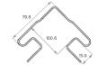 Наружный угол Tecos Ardennes Белый купить в Новосибирске