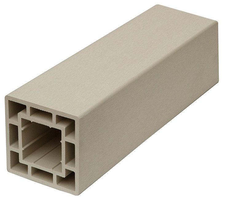 Столб для ограждения CM Decking 120x120 Белое дерево купить в Новосибирске