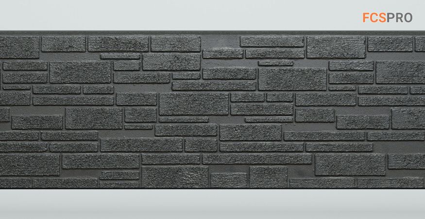 Фиброцементные панели FCS Simple АА1 (под камень) купить в Новосибирске