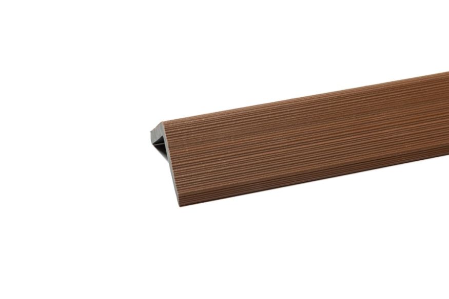 Уголок торцевой Ecodecking Скай коэкструзия Тик купить в Новосибирске