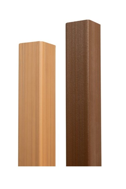 Уголок торцевой Ecodecking Скай коэкструзия Тик купить в Новосибирске
