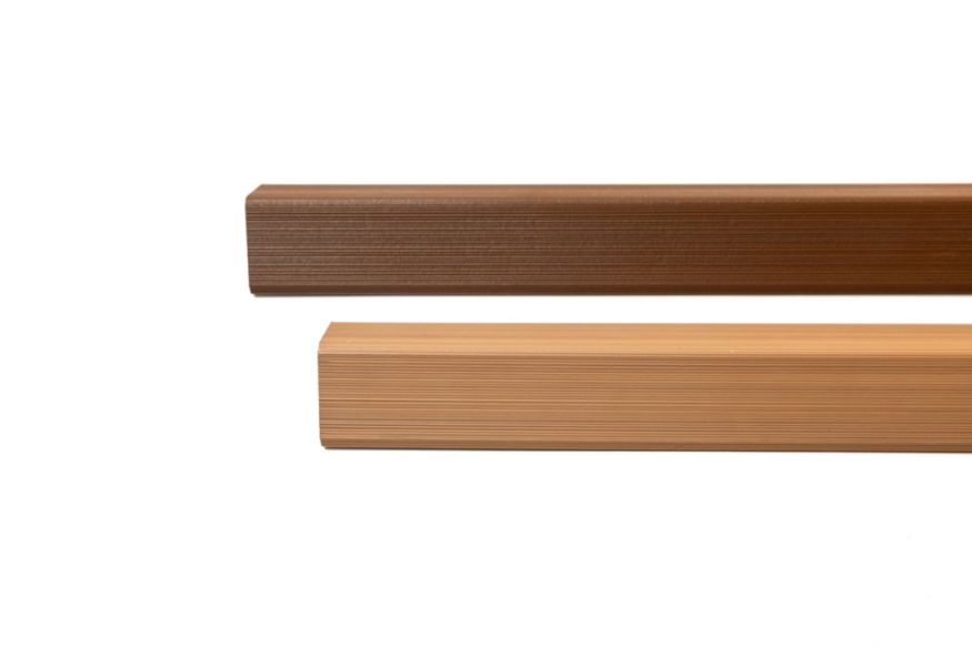 Уголок торцевой Ecodecking Скай коэкструзия Тик купить в Новосибирске