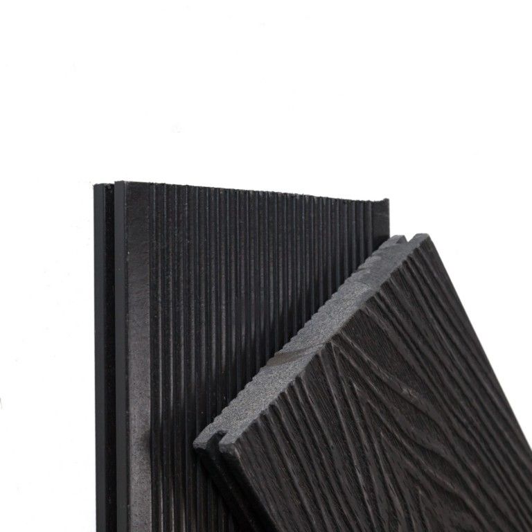 Террасная доска Ecodecking Экстра 3D Графит купить в Новосибирске