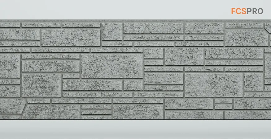 Фиброцементные панели FCS Simple АА3 (под камень) купить в Новосибирске