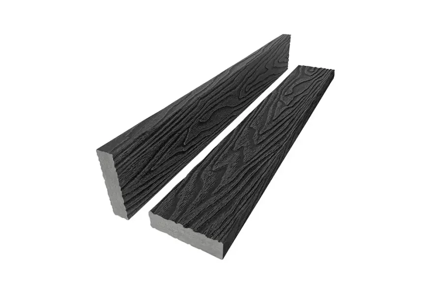 Брус лавочный 3D-тиснение 20×80 — Графит купить в Новосибирске