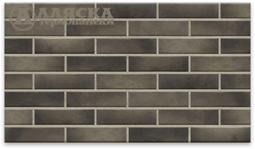 Фасадные термопанели Аляска 22. Retro brick pepper купить в Новосибирске