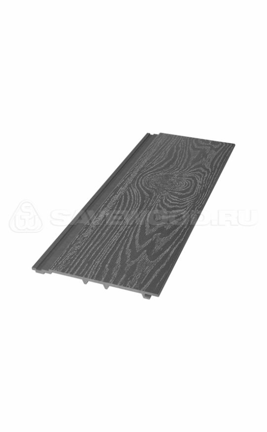 Сайдинг из ДПК SaveWood, SW Cedrus (T), Графит купить в Новосибирске