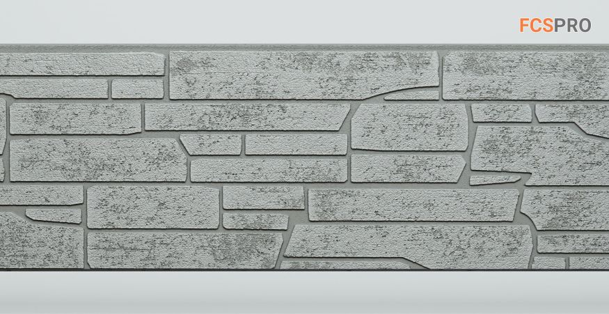 Фиброцементные панели FCS Simple АА7 (под камень) купить в Новосибирске