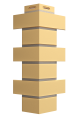 Угол Docke, Standard, Flemish (Флемиш) Жёлтый купить в Новосибирске