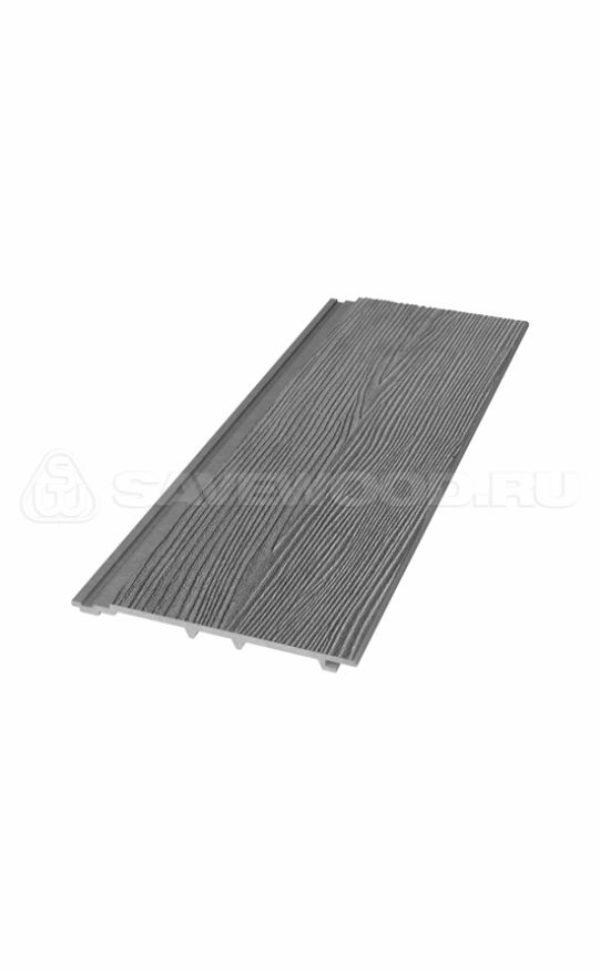 Сайдинг из ДПК SaveWood, SW Cedrus (R), Пепельный купить в Новосибирске