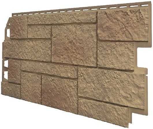 Фасадная панель VOX Sandstone (Сандстоун) светло-коричневого цвета купить в Новосибирске