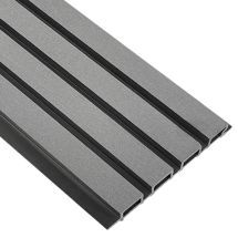 Фасадная реечная панель EasyDecking, Wood-X, Серый