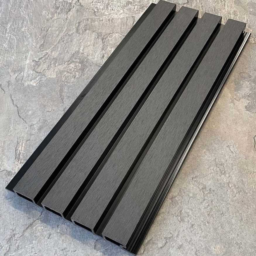 Фасадная реечная панель EasyDecking, Wood-X, Черное дерево купить в Новосибирске