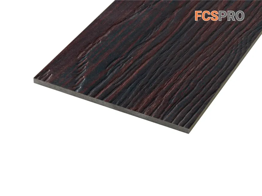 Фиброцементная панель FCSPRO Decor Wood Обожженное дерево купить в Новосибирске