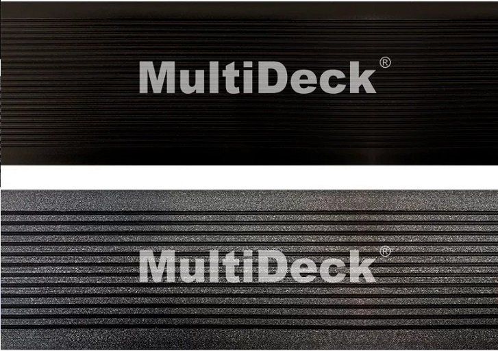 Террасная доска из ДПК MultiDeck Черный бархатный оттенок купить в Новосибирске