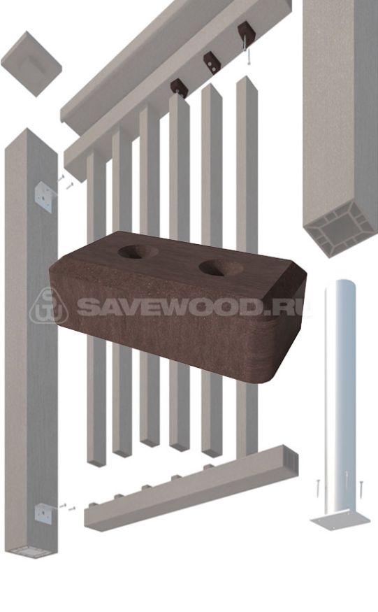 Крепление балясины Savewood купить в Новосибирске
