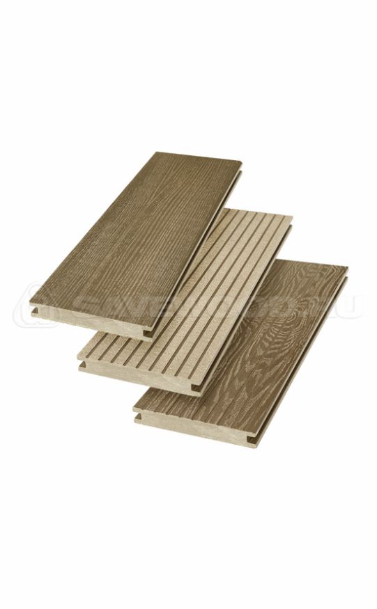 Террасная доска ДПК SaveWood, SW Fraxinus (R), Тик купить в Новосибирске