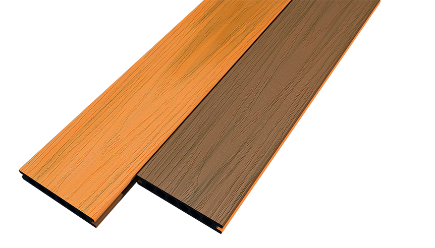 Teak / Latte | Двухсторонняя террасная доска WOODVEX Dual купить в Новосибирске