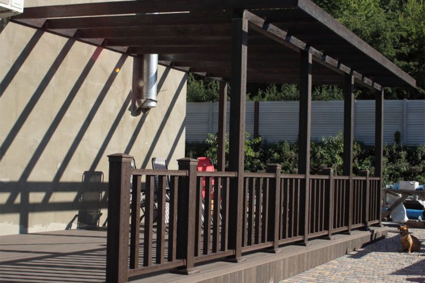 Комплект ограждения Holzhof Венге купить в Новосибирске