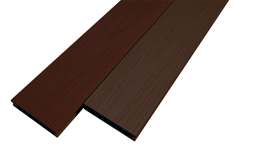 Mahogany / Milk Chocolate | Двухсторонняя террасная доска WOODVEX Dual купить в Новосибирске