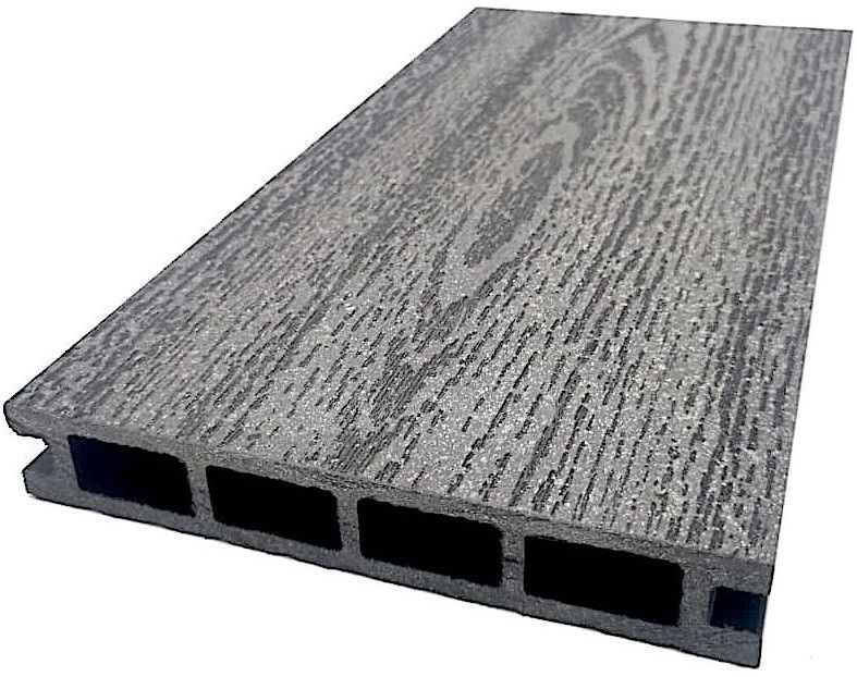 Террасная доска NanoWood «Эко Классик» Антрацит купить в Новосибирске