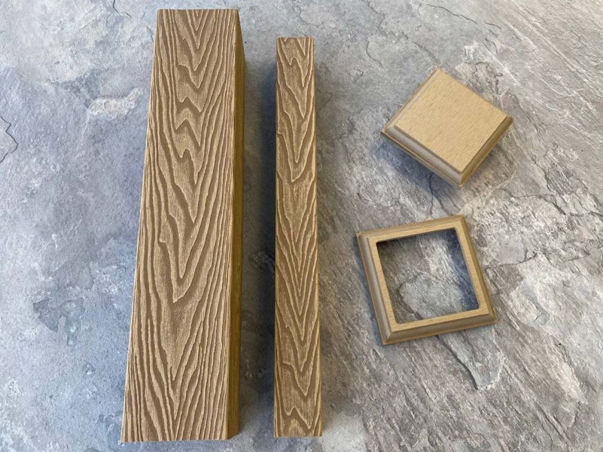 Столб для ограждения из ДПК EasyDecking, Wood-X, Дуб купить в Новосибирске