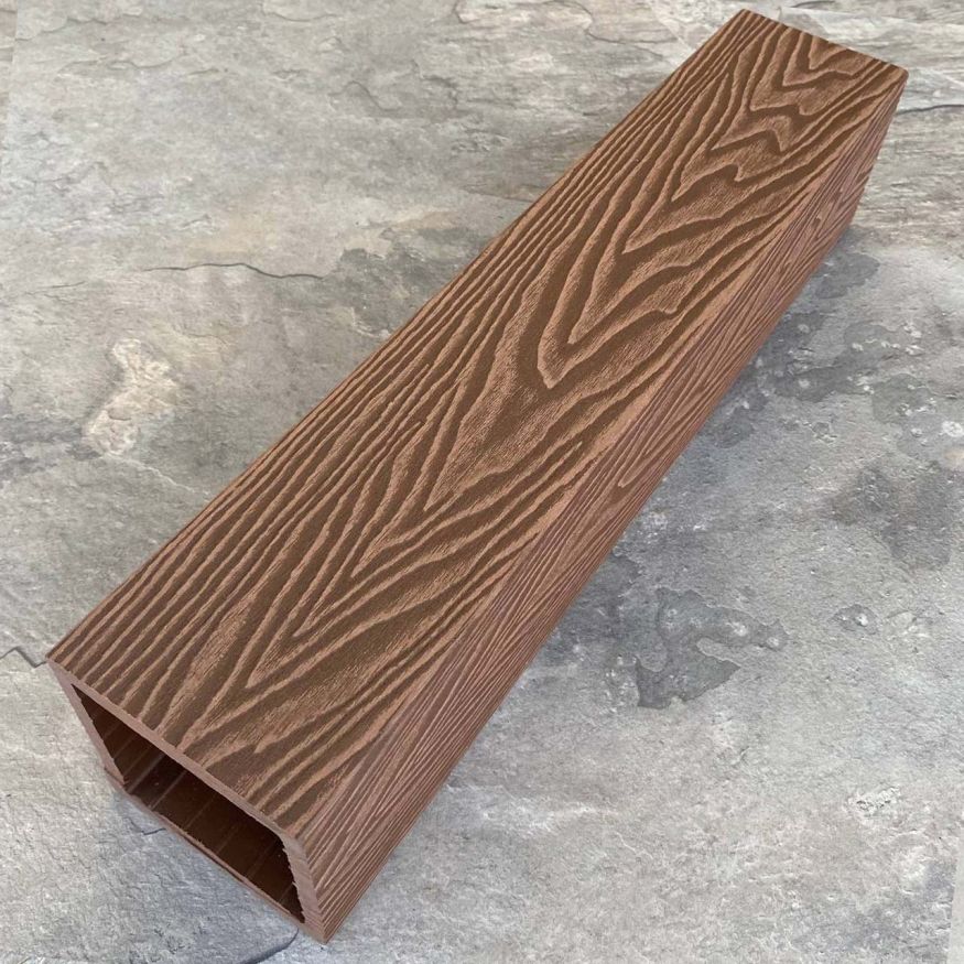 Столб для ограждения из ДПК EasyDecking, Wood-X, Коричневый купить в Новосибирске