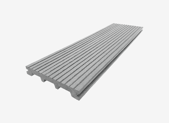 Террасная доска ДПК RusDecking Unodeck Titanio - Серый купить в Новосибирске