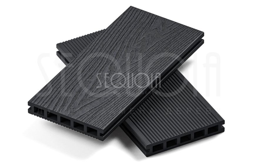 Доска террасная ДПК 3D SEQUOIA Evolution WOOD BLACK купить в Новосибирске