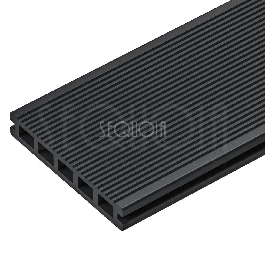 Доска террасная ДПК 3D SEQUOIA Evolution WOOD BLACK купить в Новосибирске