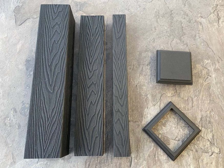 Перила для ограждений из ДПК EasyDecking, Wood-X, Черное дерево купить в Новосибирске