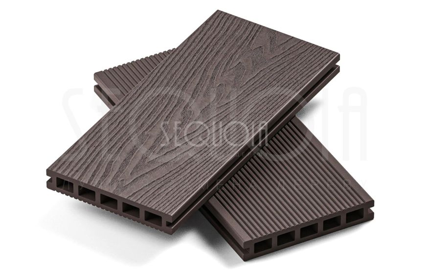 Доска террасная ДПК 3D SEQUOIA Evolution BROWN купить в Новосибирске