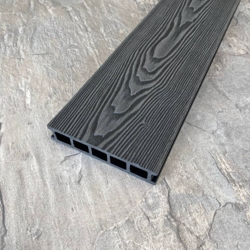 Террасная доска ДПК Latitudo, Euro 3D, Графит купить в Новосибирске
