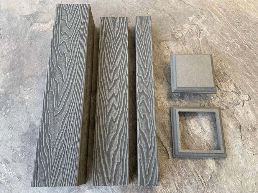 Перила для ограждений из ДПК EasyDecking, Wood-X, Серый купить в Новосибирске