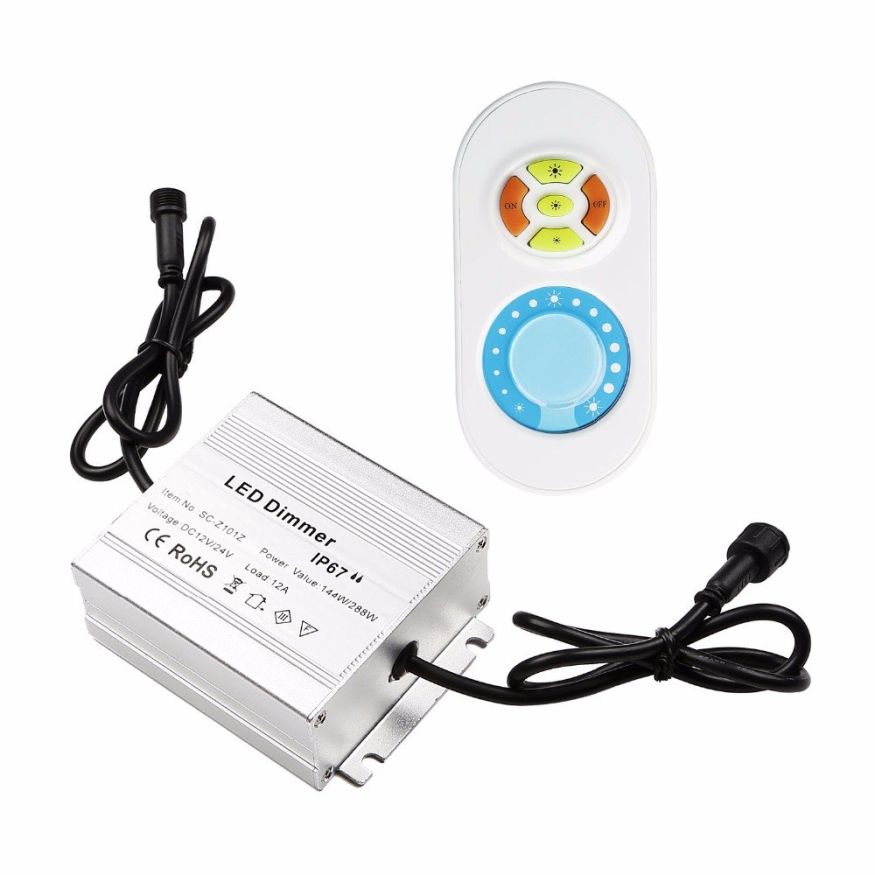 LED Диммер IP67 с дистанционным управлением до 60W Woodvex купить в Новосибирске