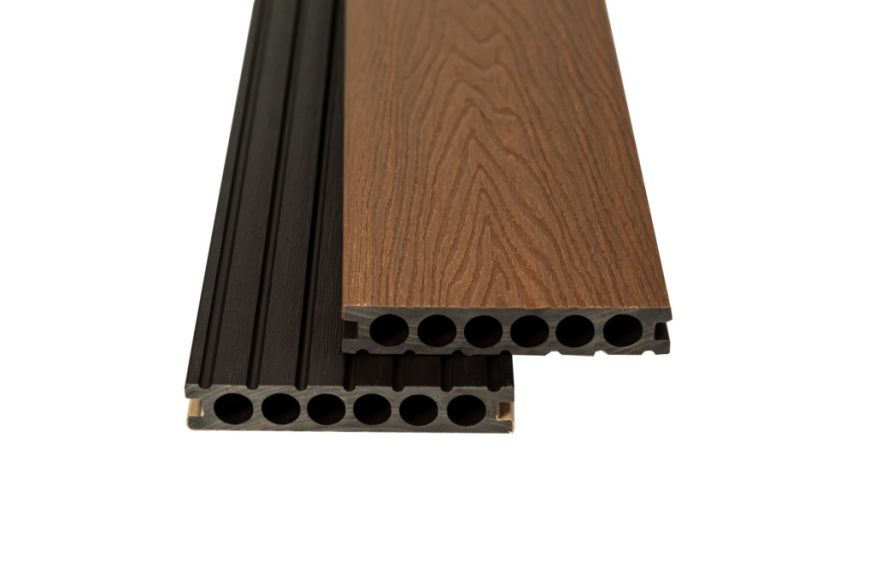 Террасная доска Ecodecking Скай коэкструзия Тик купить в Новосибирске