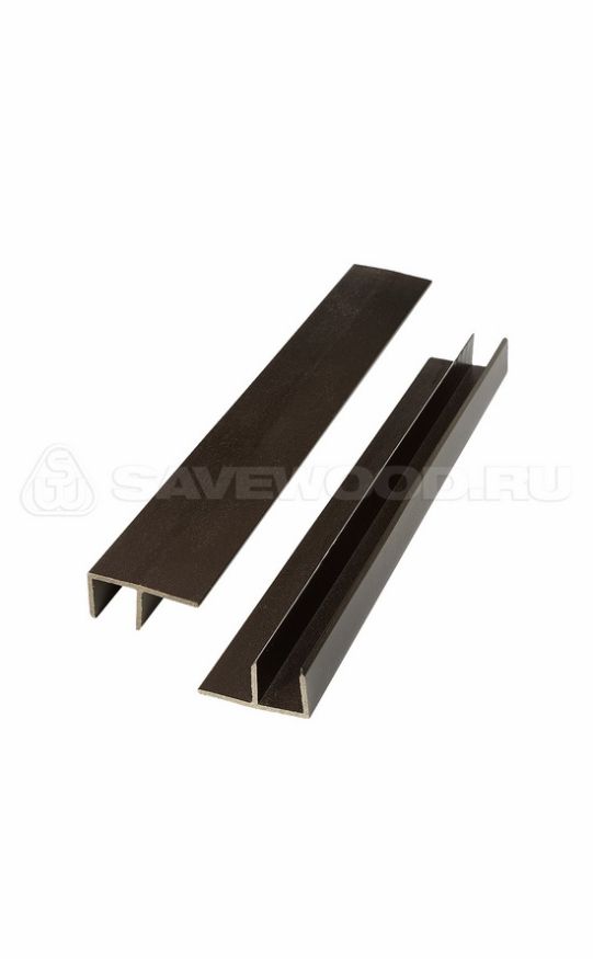 F-профиль ДПК Savewood, Темно-коричневый купить в Новосибирске