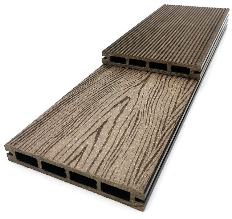 Террасная доска NanoWood «Lite» ECO Шоколад купить в Новосибирске