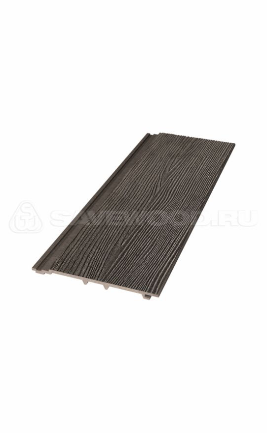 Сайдинг из ДПК SaveWood, SW Cedrus (R), Темно-коричневый купить в Новосибирске