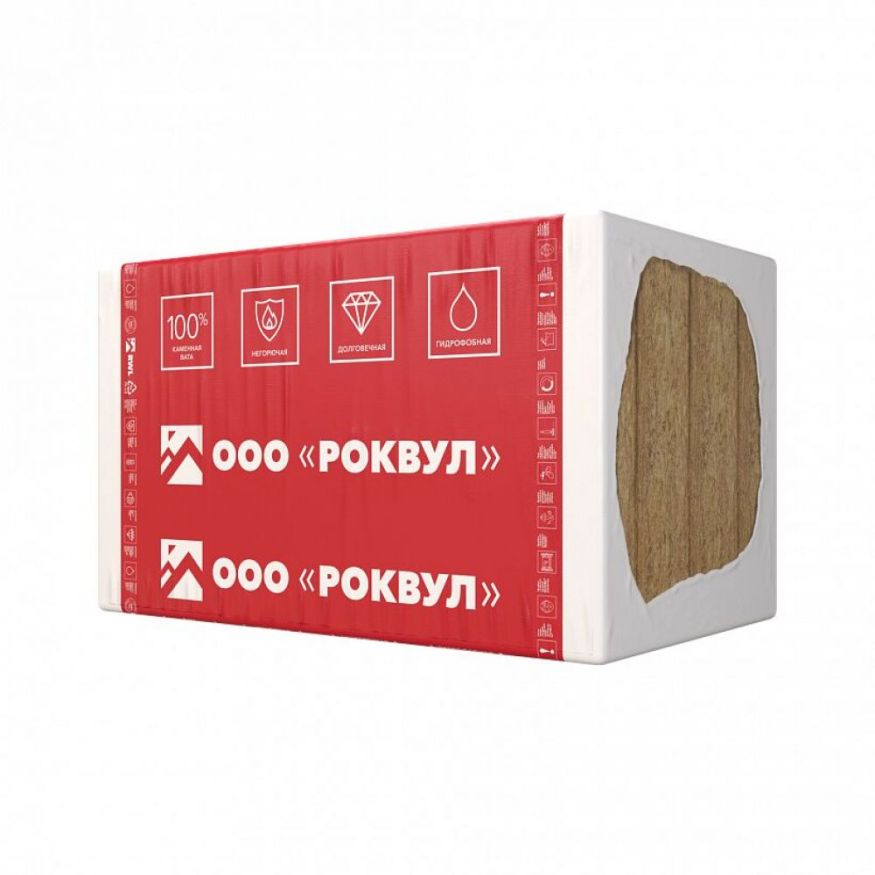 Утеплитель Rockwool ВЕНТИ БАТТС Д Оптима 150х600х1000/4шт/2.4м2/0.36м3 (16упак/палл) Rockwool купить в Новосибирске