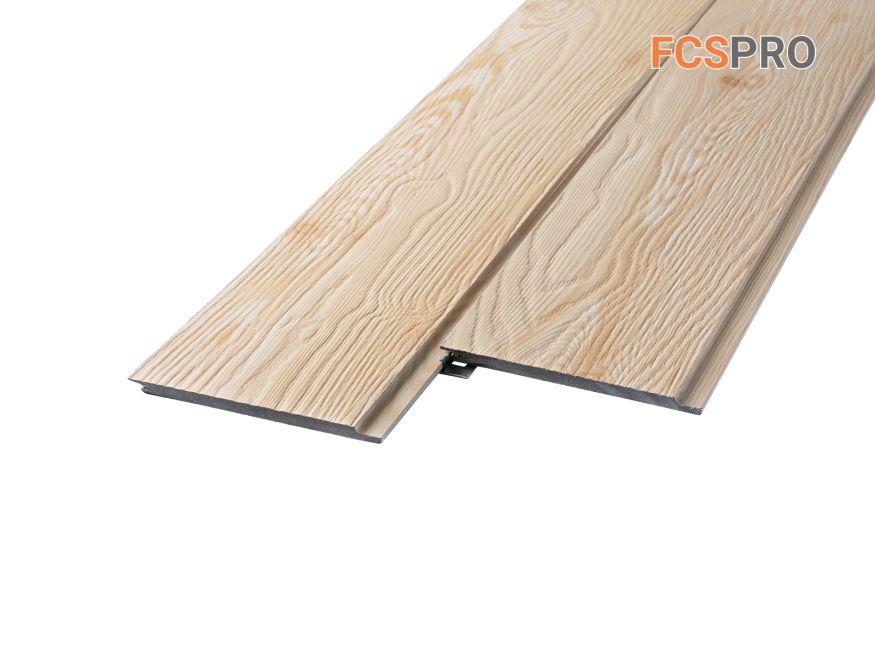 Фиброцементная панель FCSPRO Decor Wood Click Лиственница купить в Новосибирске