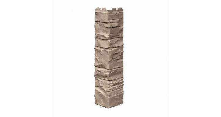 Угол наружный VOX Solid Stone Lazio светлая глина камень купить в Новосибирске