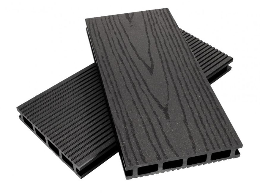 Террасная доска ДПК NanoWood ECO Max Антрацит купить в Новосибирске