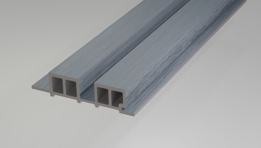 Реечная панель Woodwex, Lines, Light gray купить в Новосибирске