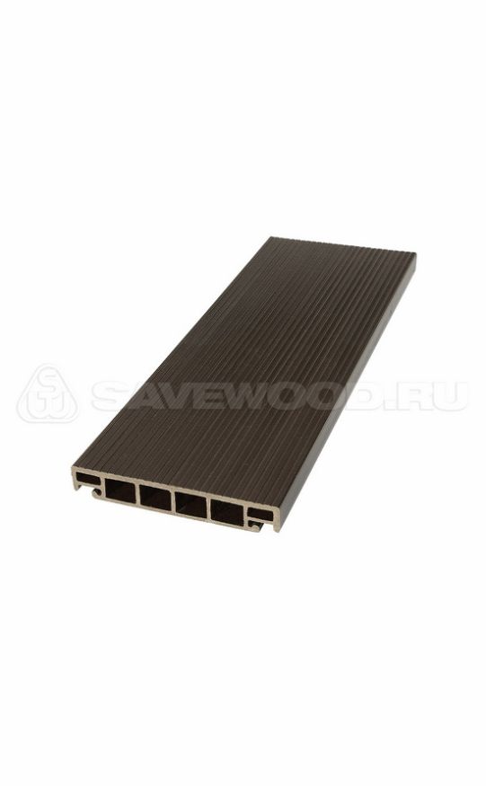 Террасная доска SaveWood, SW Salix, Темно-коричневый купить в Новосибирске